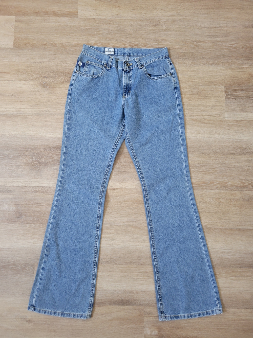 Lee Dungarees Women's Light Blue Flare Jeans - Classic High-Rise